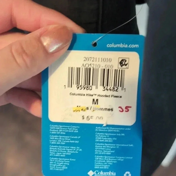 Columbia Men's Hike Moisture-Wicking Fleece Hoodie - Picture 5 of 7